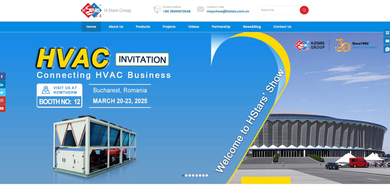 Homepage of H.Stars Group