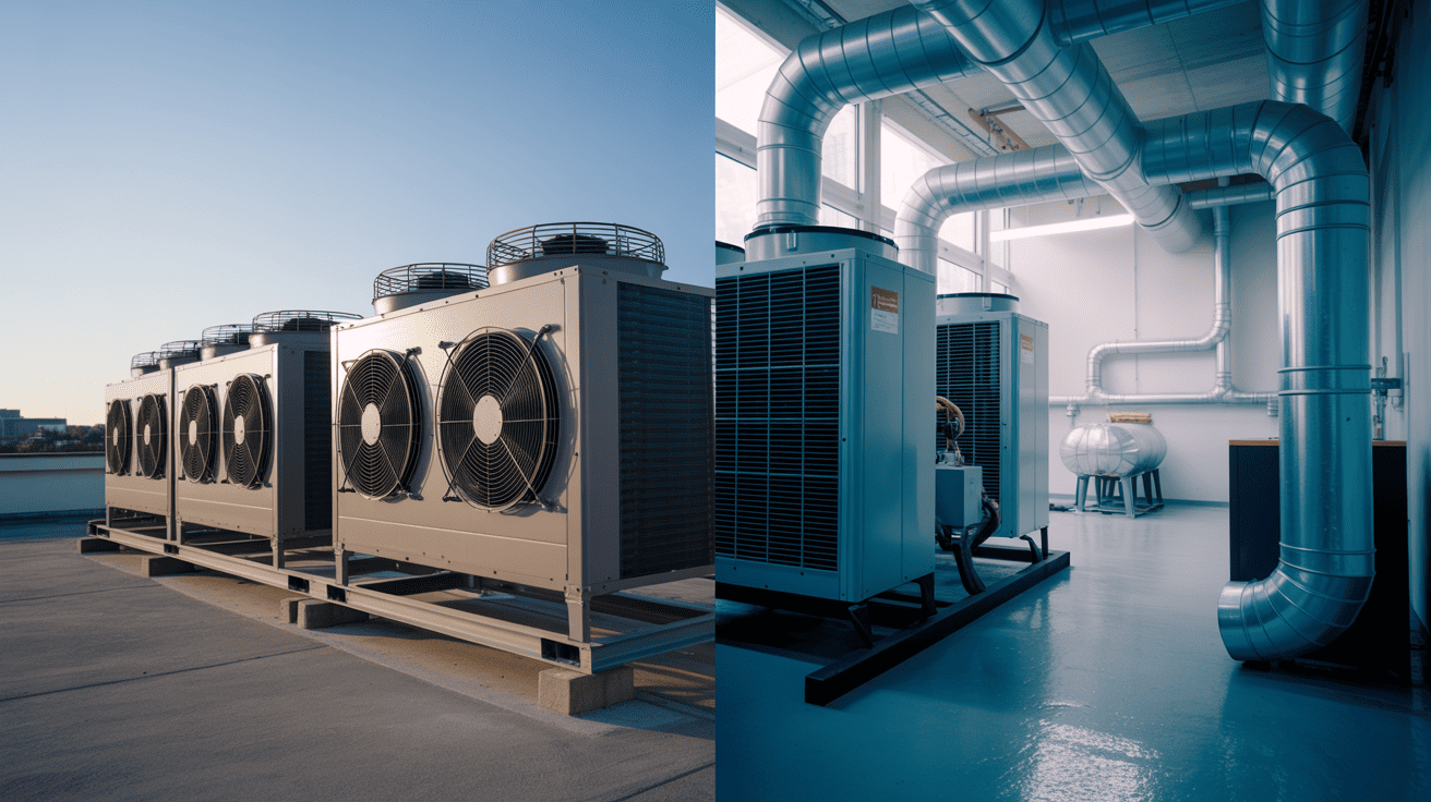 Air cooled and water cooled chillers comparison